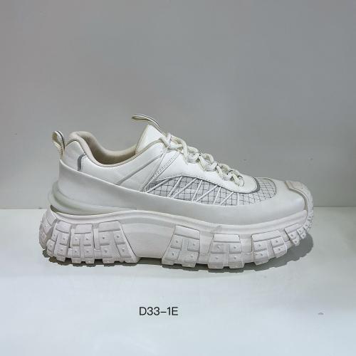 2025 Genuine Leather Patchwork Mesh Breathable Bread-style Trendy Shoes