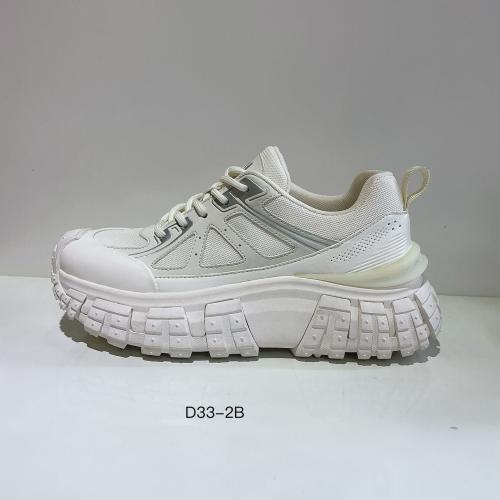 2025 Spring/Summer New Men's Mesh Breathable Lace-up Casual Thick-soled Sneakers