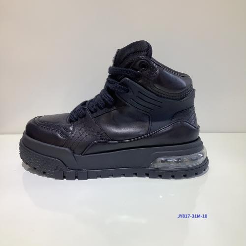 2026 New Calf Leather Stretch Fabric High Top Warm Boots Pig Mesh 500g Fleece Spliced Lining Thick Fleece Insole Foam Air Cushion Outsole Winter Casual Ankle Boots